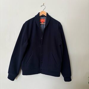Joe Fresh Men's Dark Blue Varsity Jacket